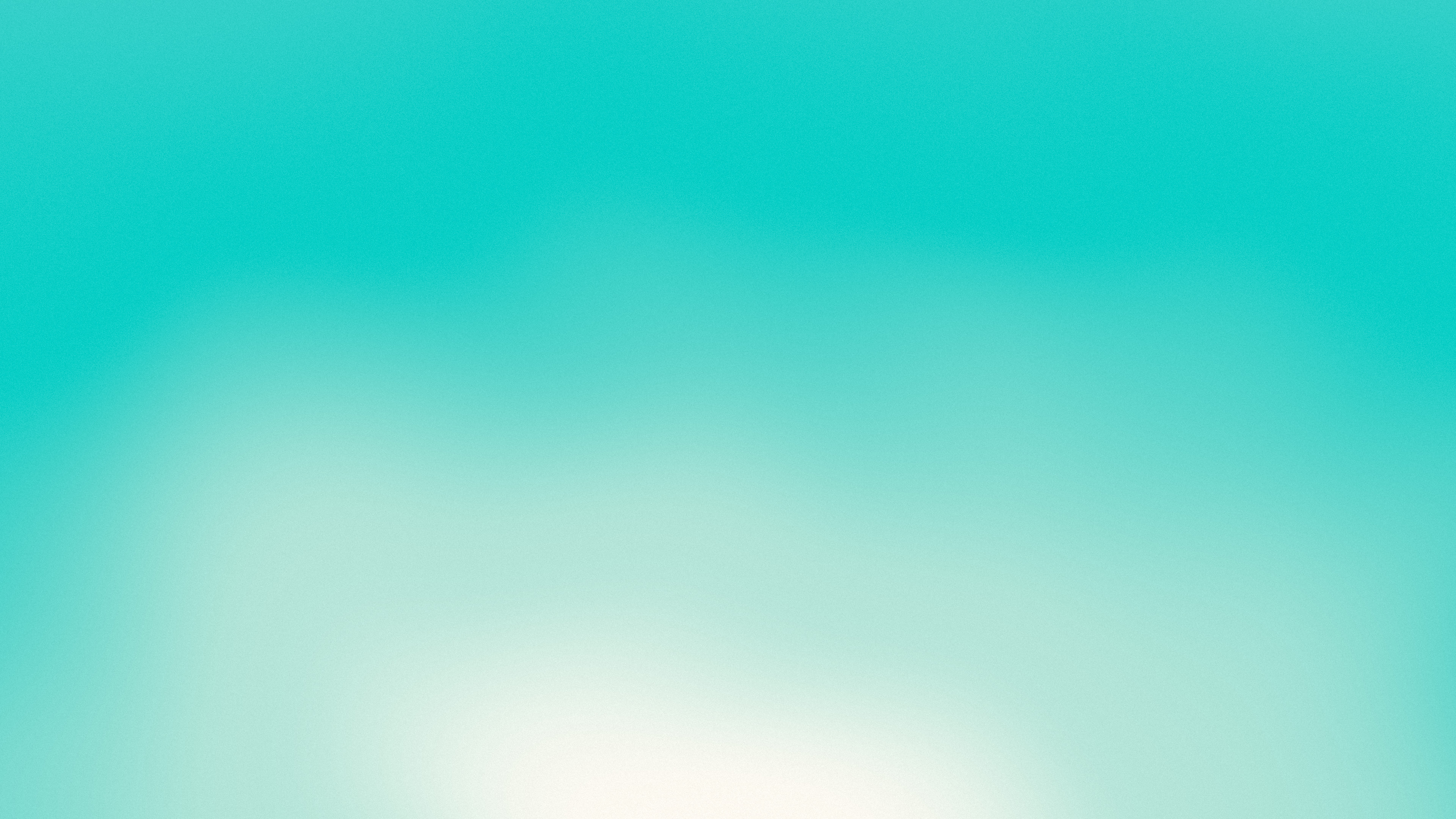 Turquoise and Cream Sunrise Aura Gradient desktop wallpaper in 4K