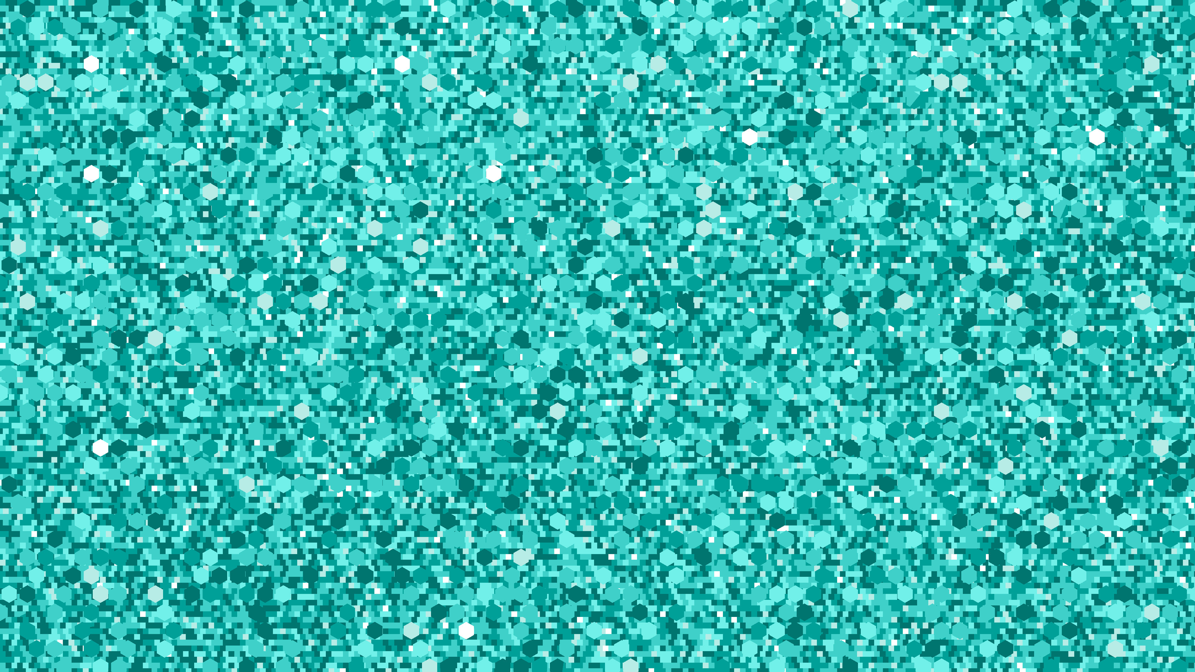 Turquoise Chunky Glitter desktop wallpaper in 4K
