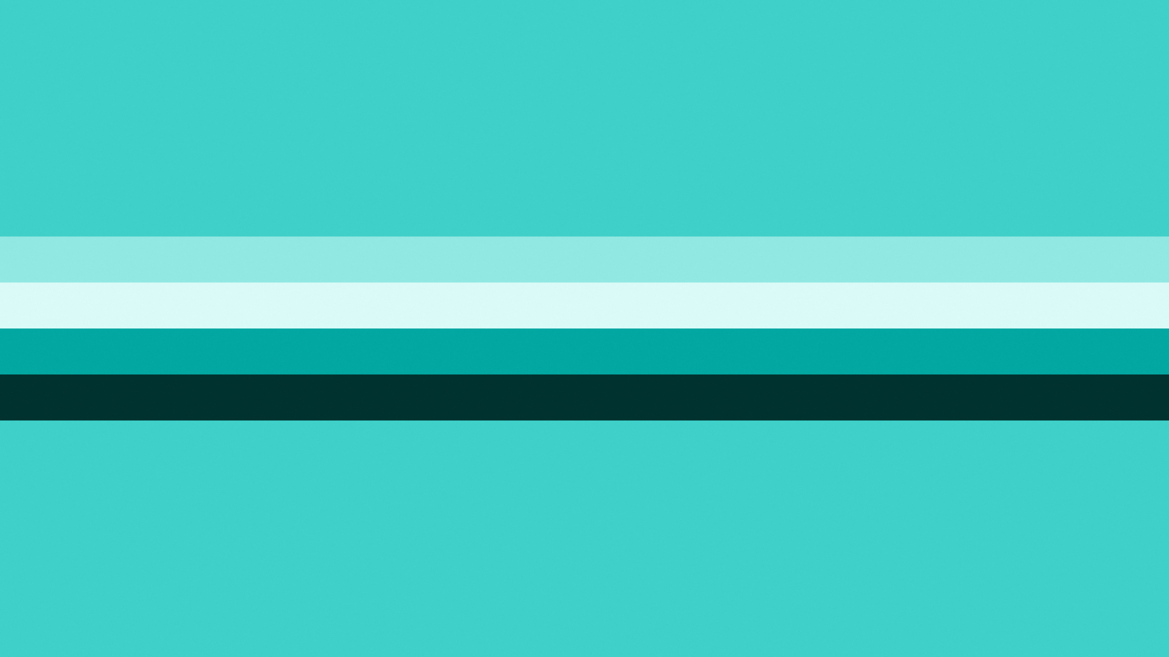 Turquoise Retro Stripe desktop wallpaper in 4K