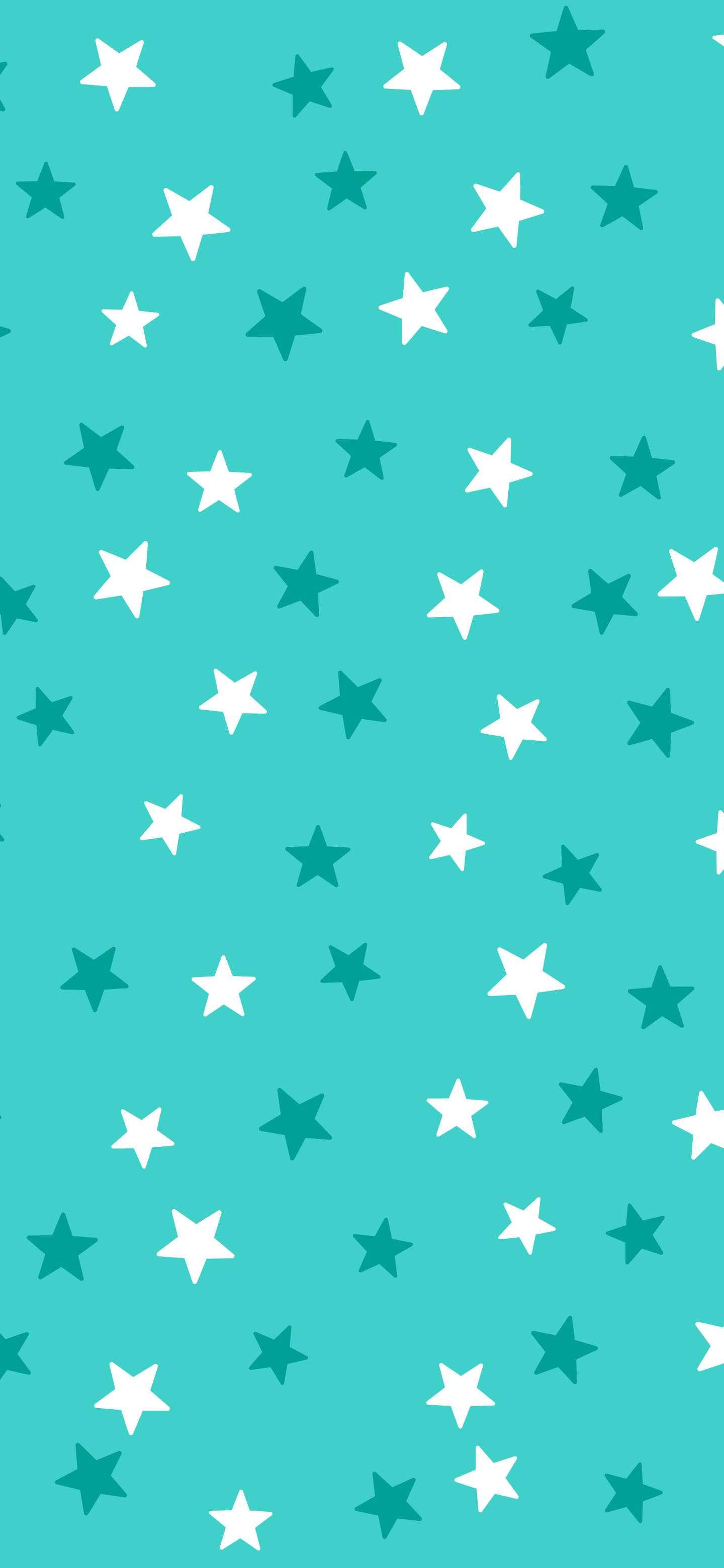 Turquoise Star Pattern wallpaper for iPhone and Android
