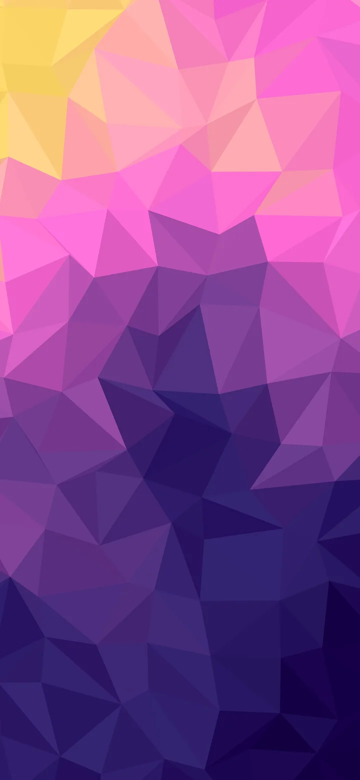 Vaporwave Low Poly wallpaper for iPhone and Android