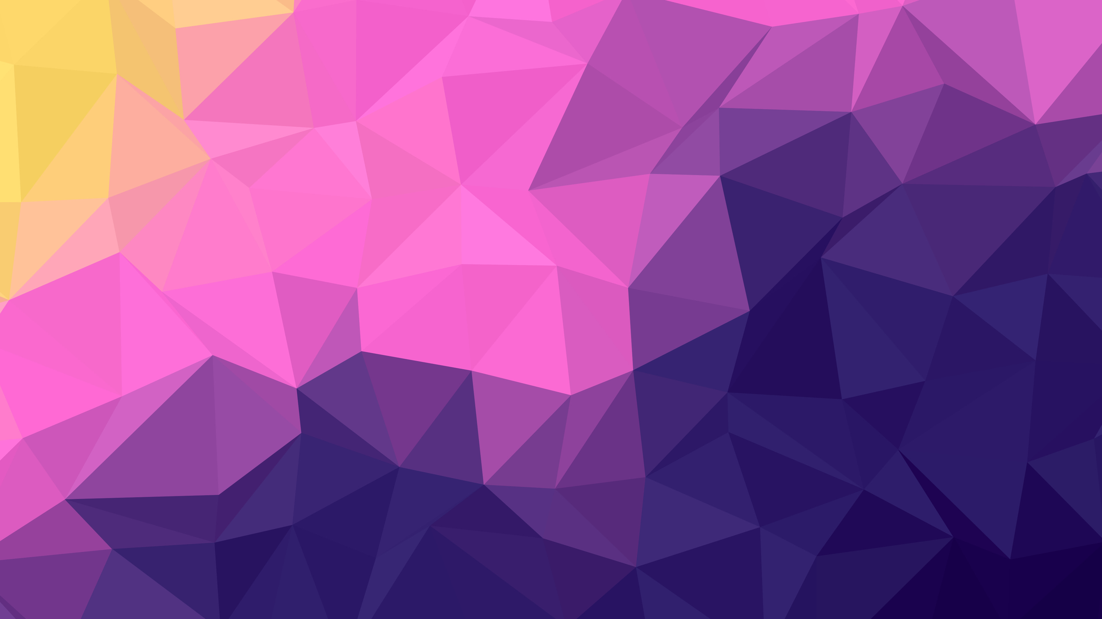 Vaporwave Low Poly desktop wallpaper in 4K