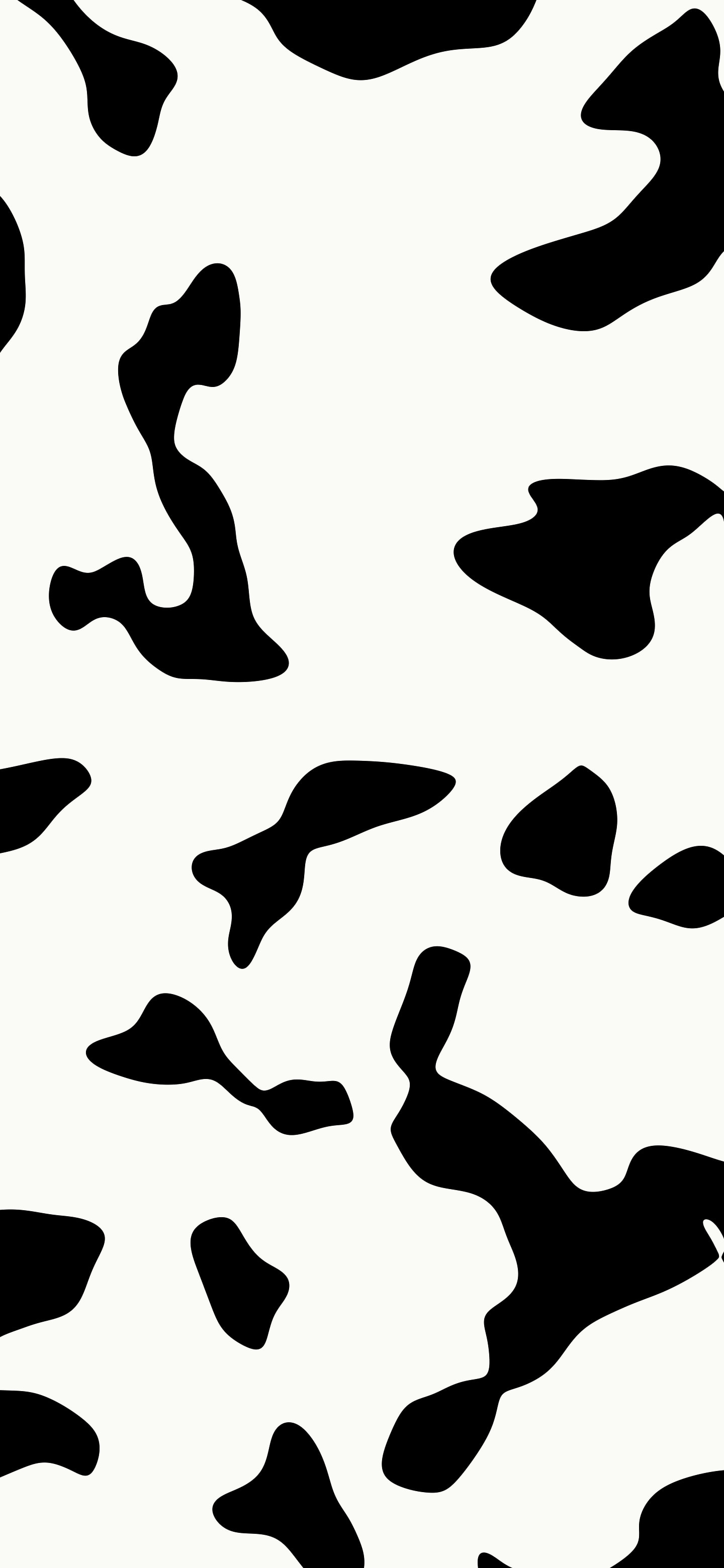 White and Black Cow Print wallpaper for iPhone and Android