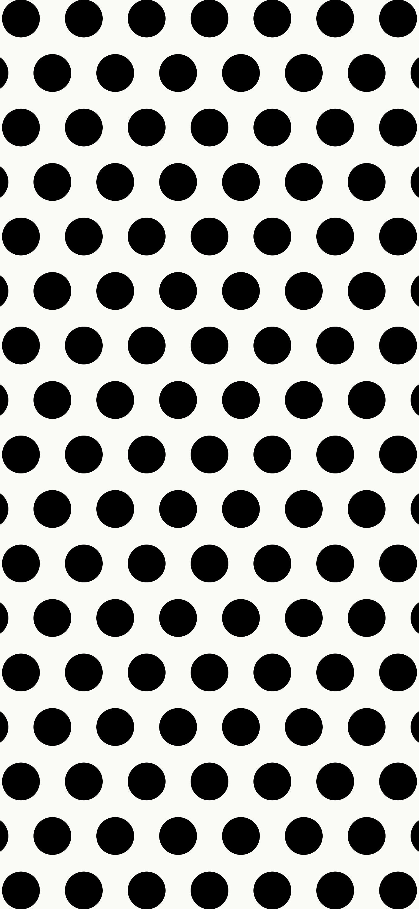White and Black Polka Dot wallpaper for iPhone and Android