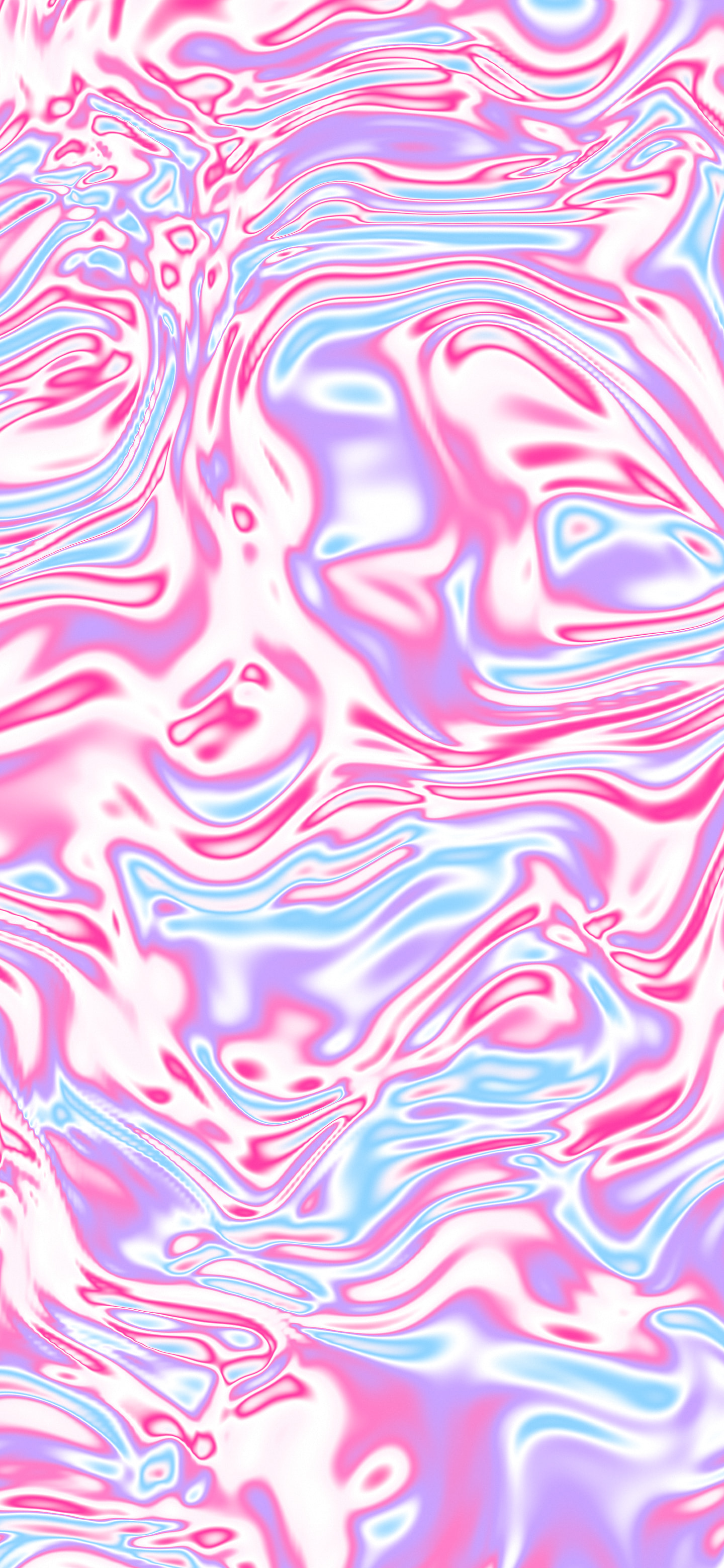Y2K Pink and Blue Holographic Foil wallpaper for iPhone and Android