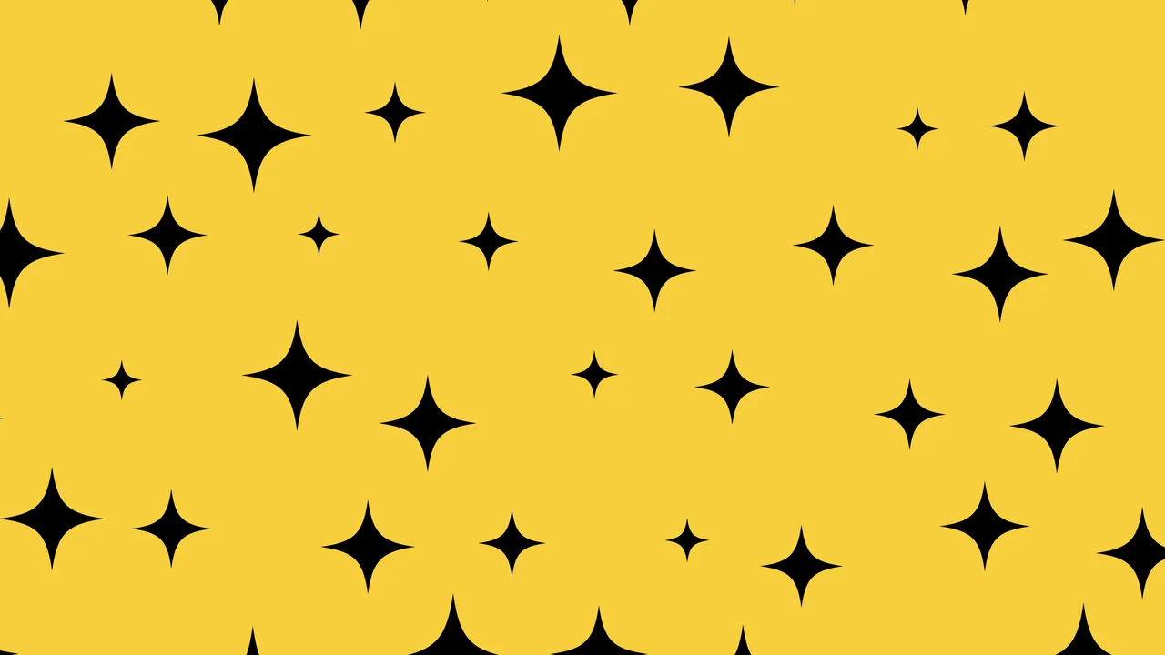 Yellow and Black Sparkle Pattern desktop wallpaper in 4K