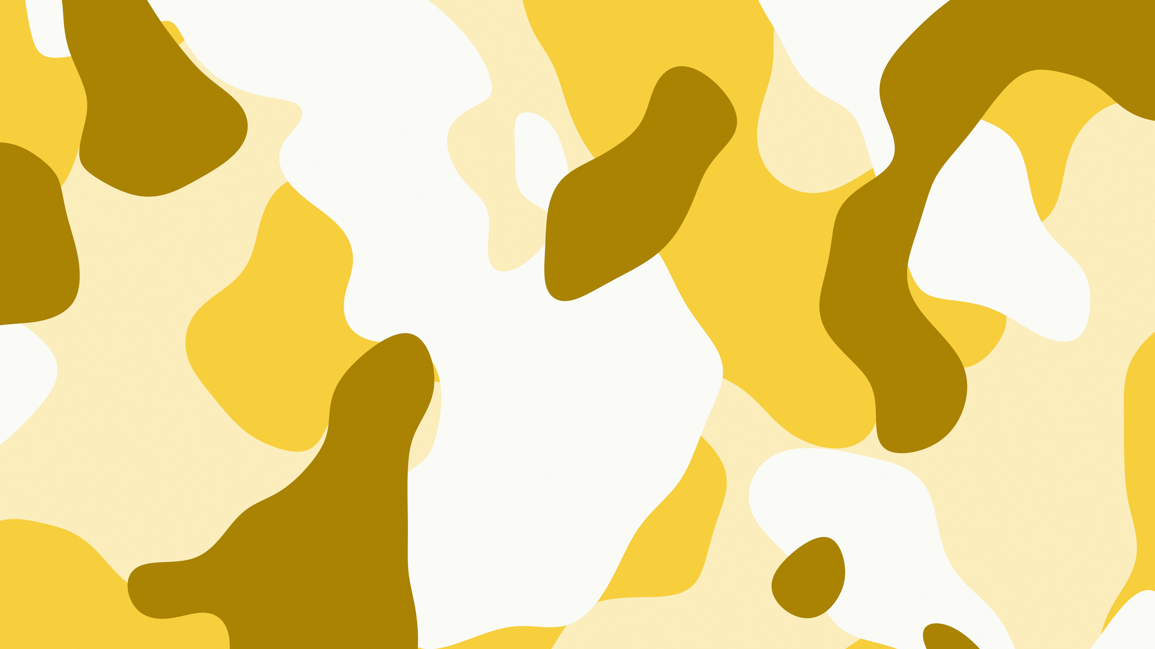 Yellow and White Camo desktop wallpaper in 4K