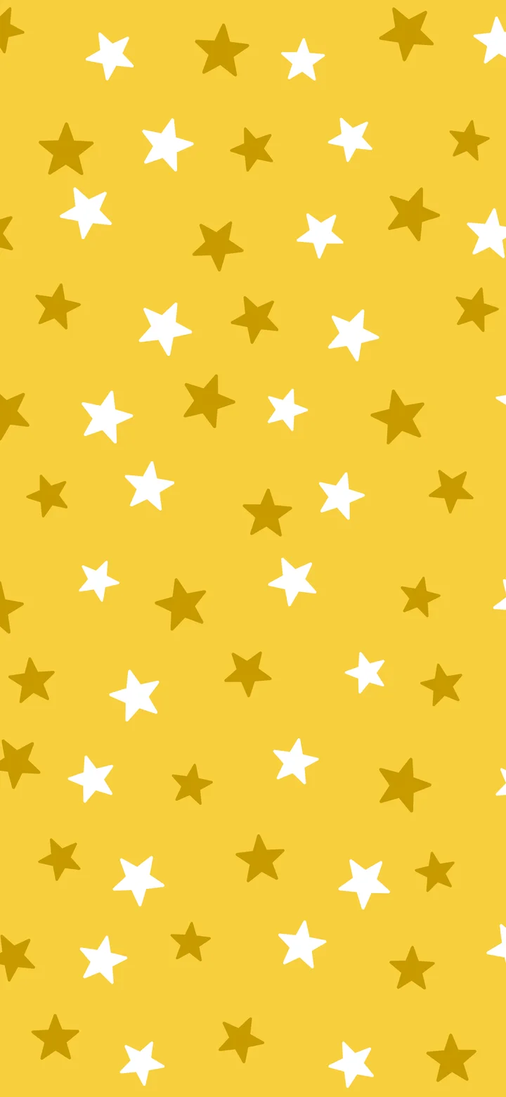 Yellow Star Pattern wallpaper for iPhone and Android