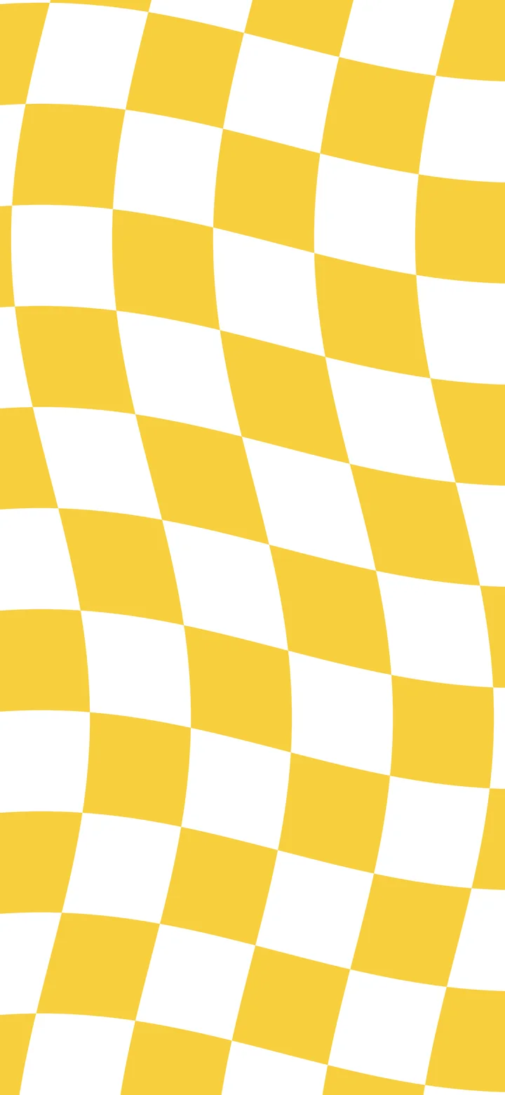 Yellow Wavy Checkered wallpaper for iPhone and Android
