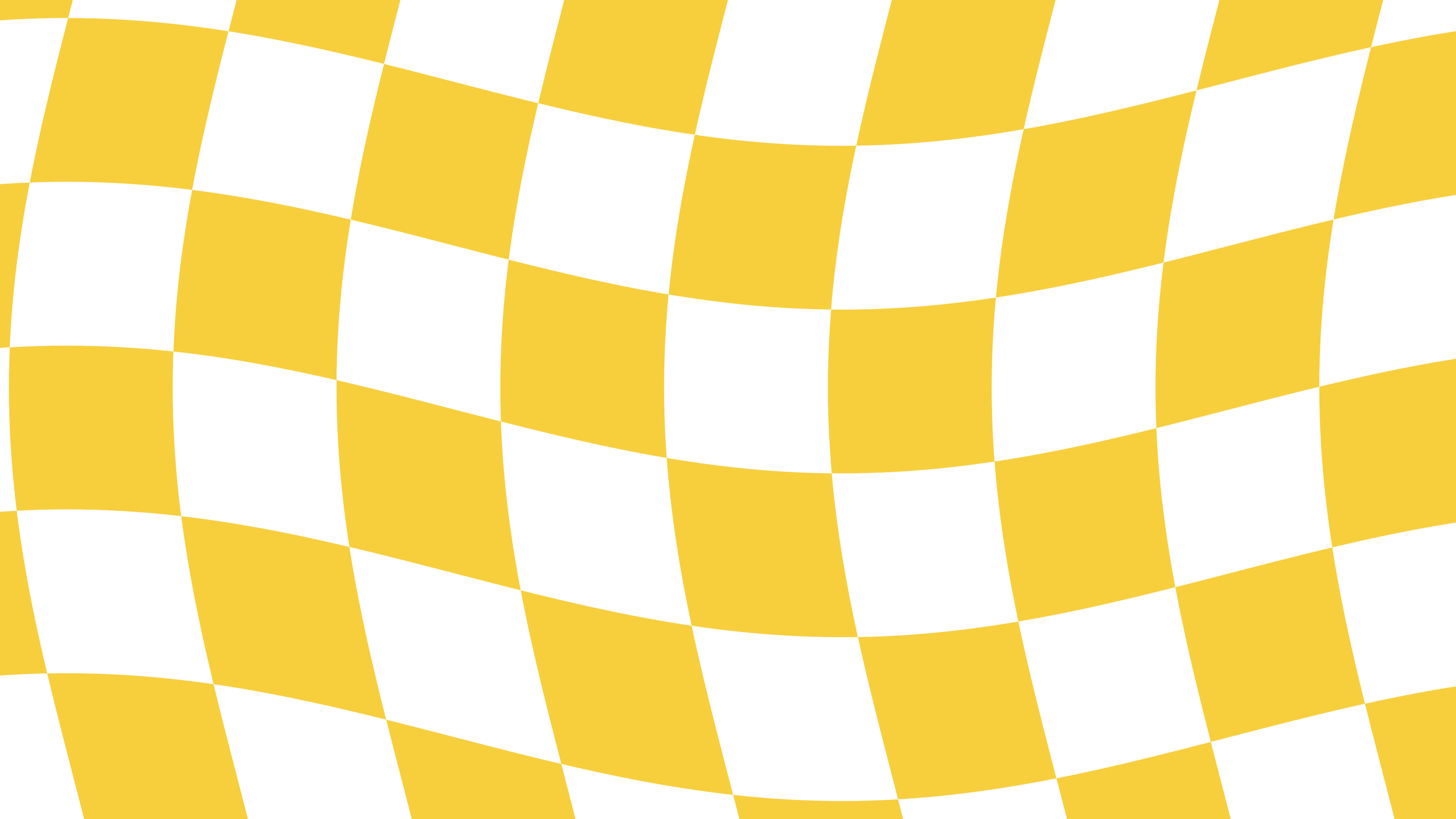 Yellow Wavy Checkered desktop wallpaper in 4K